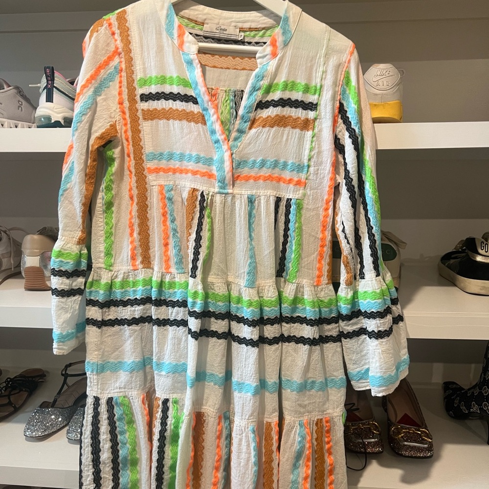 Devotion TWINS Multicolor Striped Mini Dress